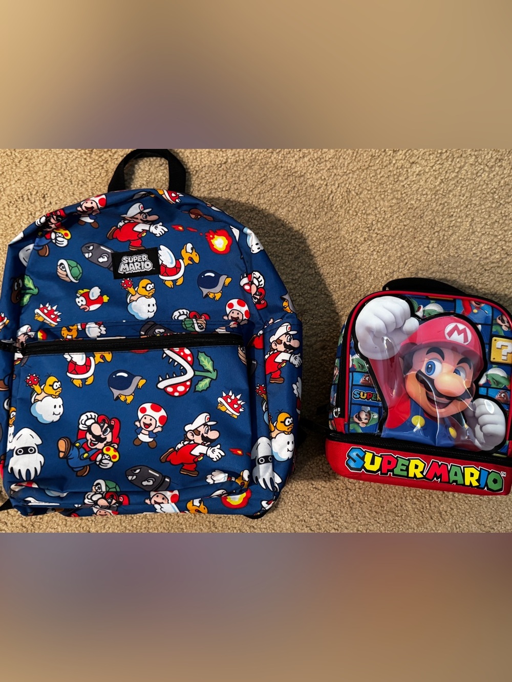 Super Mario Lunch & Backpack